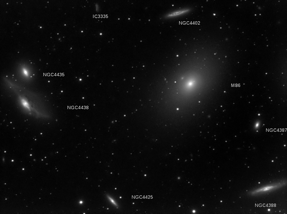 M86 and Virgo Cluster